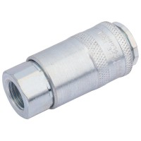 Draper 1/4\" Female Thread Pcl Parallel Airflow Coupling £12.49